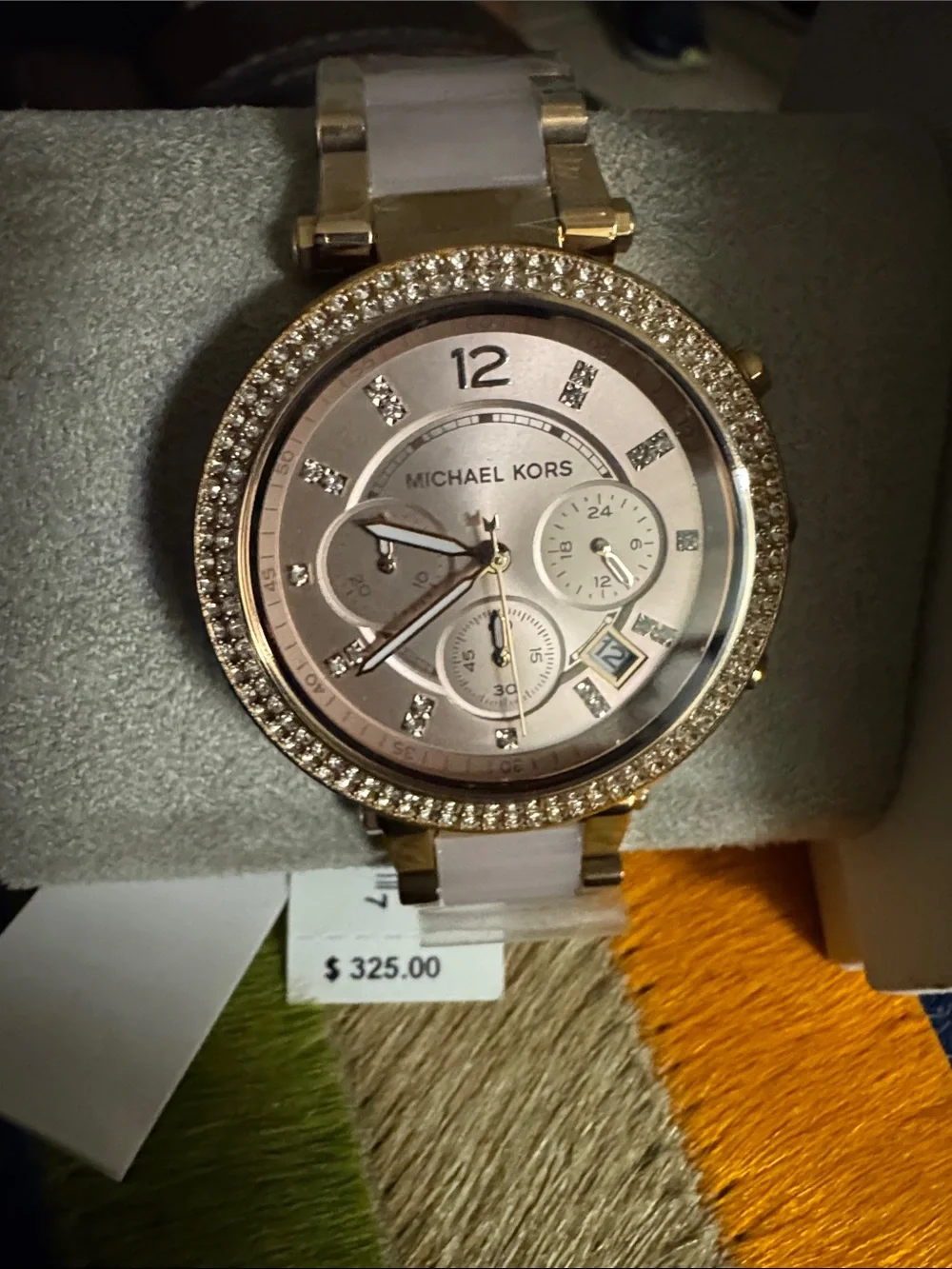 Michael Kors Parker Rose Gold Chronograph Quartz 39mm Ladies Watch | MK5896